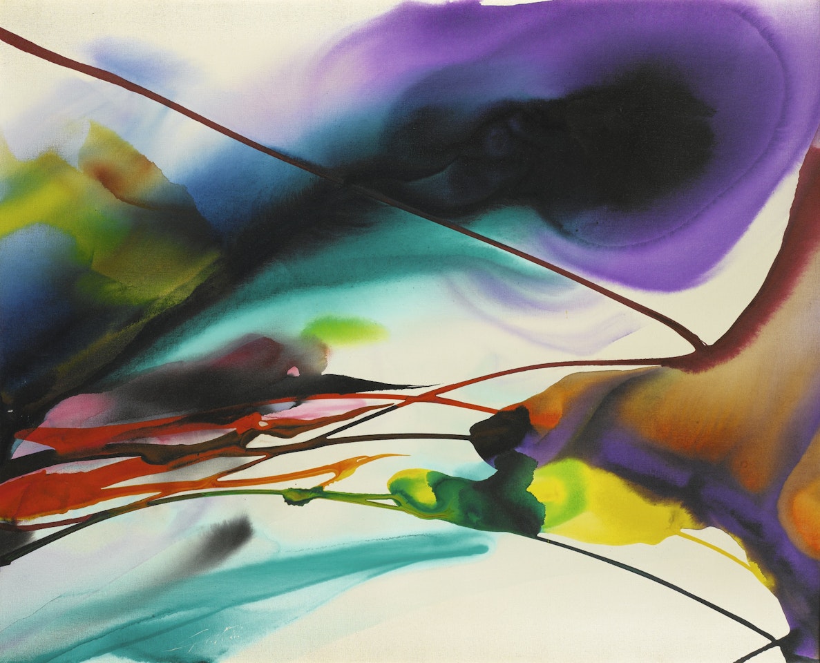 PHENOMENA VIOLET RIDGE by Paul Jenkins