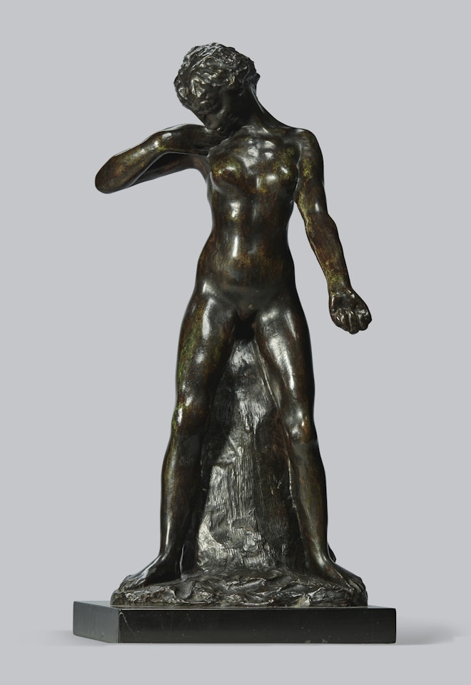 FAUNESSE DEBOUT, VERSION AU ROCHER SIMPLE by Auguste Rodin