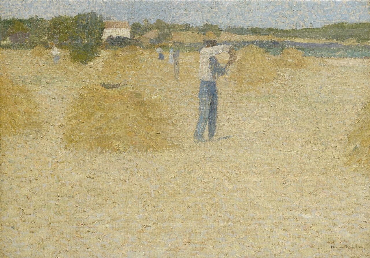 LES MOISSONS  by Henri Martin