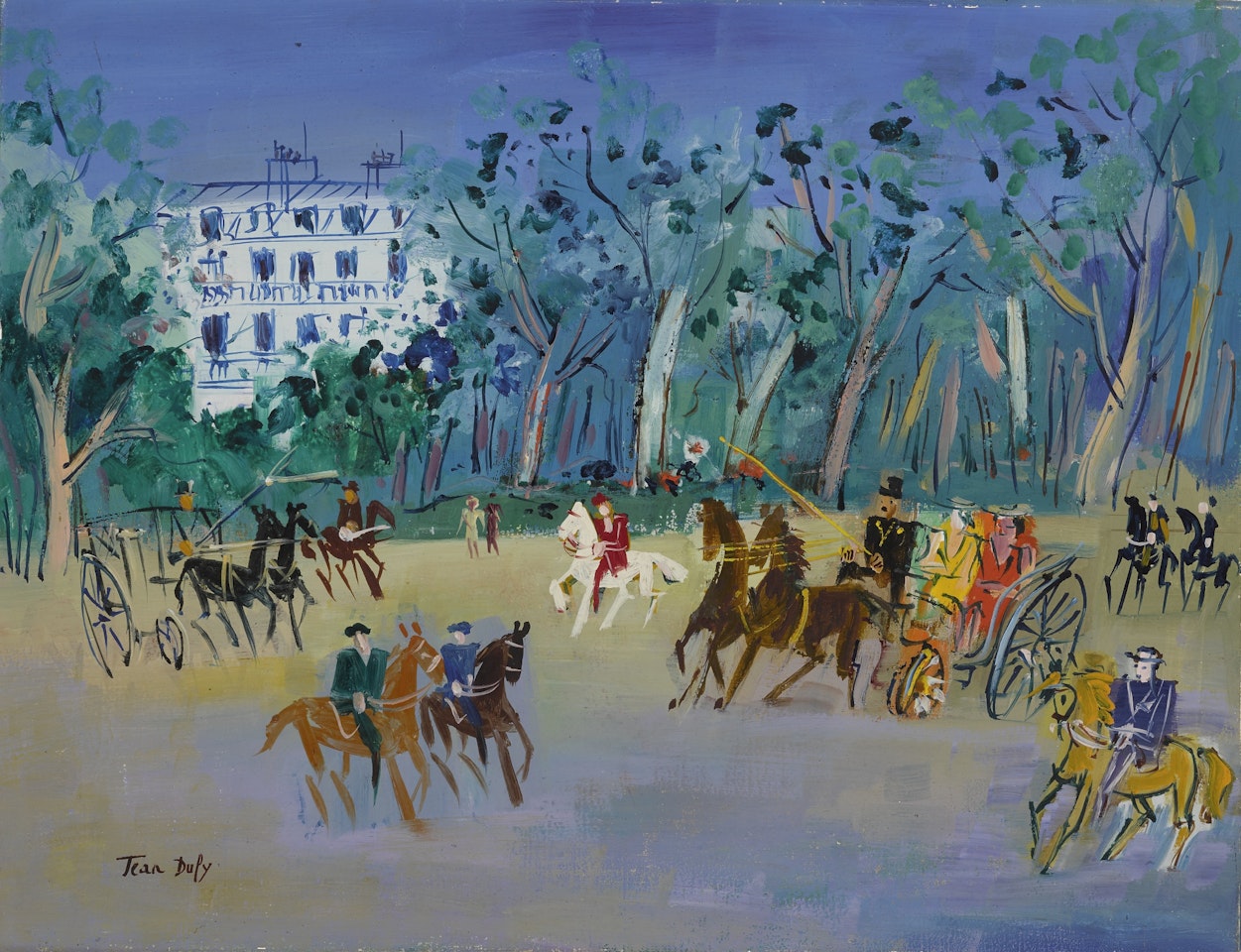 LE BOIS DE BOULOGNE by Jean Dufy