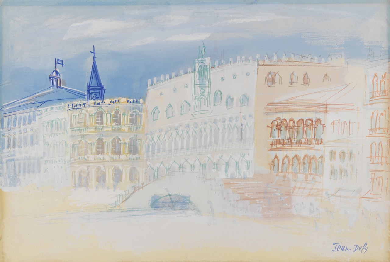 VENISE, LE PALAIS DES DOGES by Jean Dufy