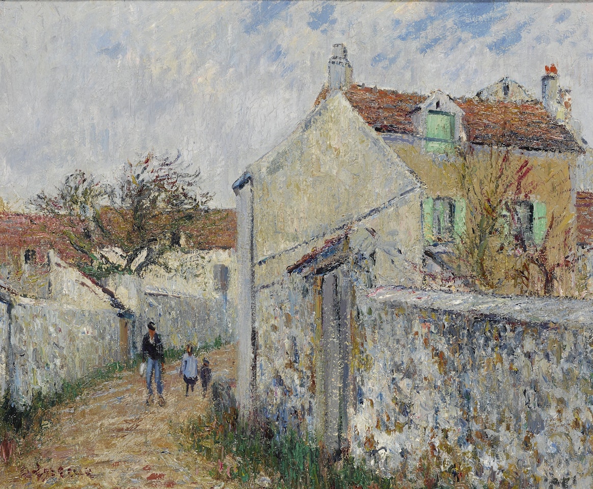 PETITE RUE À TRIEL-SUR-SEINE (RUE À PISSEFONTAINE) by Gustave Loiseau