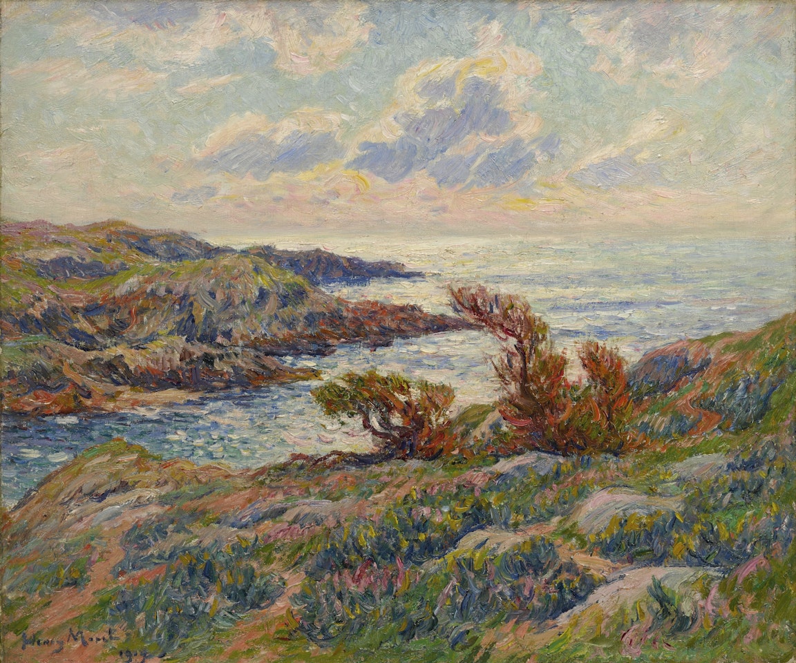 L'ANSE DE FORTZ GUEN, FINISTÈRE by Henry Moret