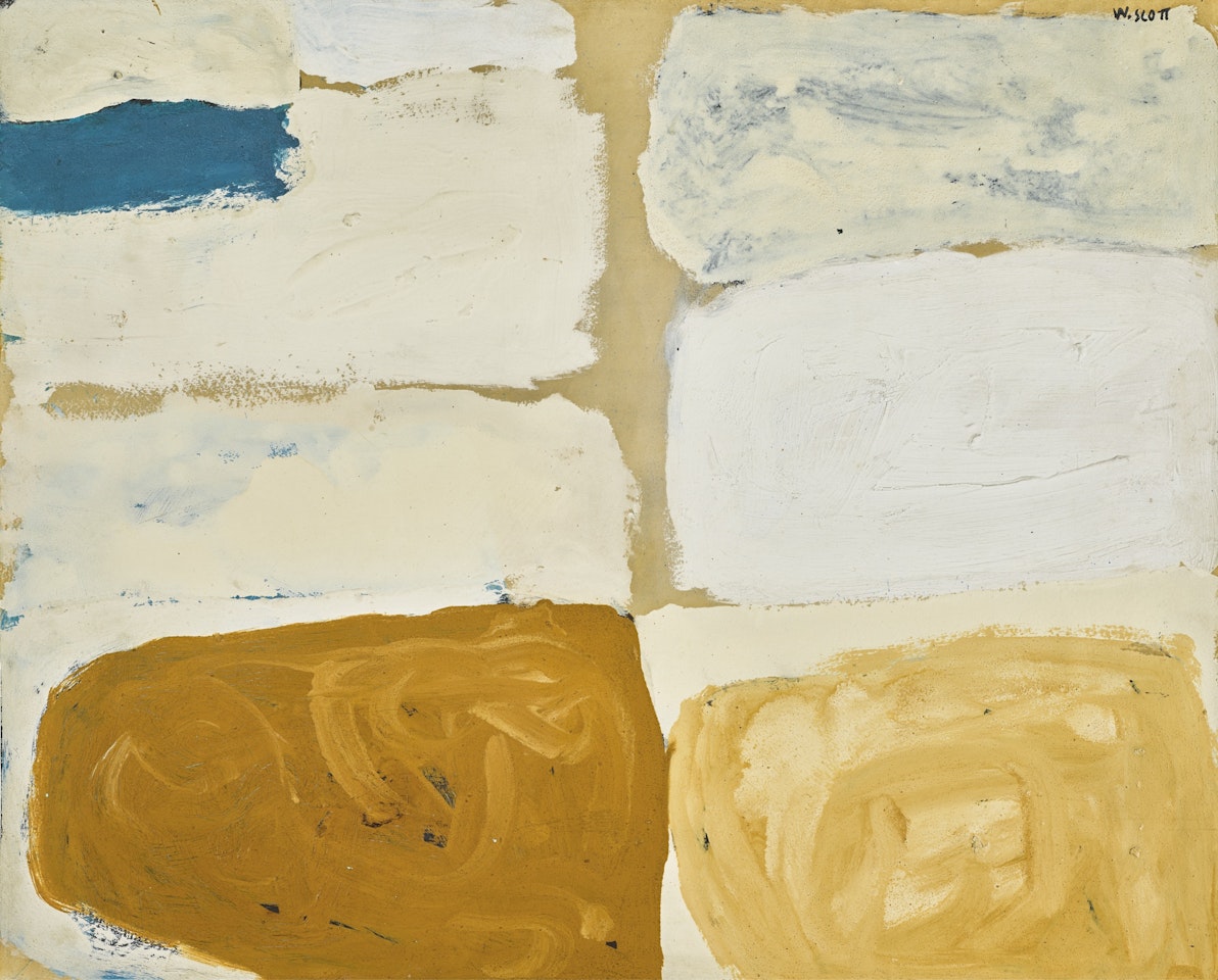 TAN, WHITE & BLUE by William Scott