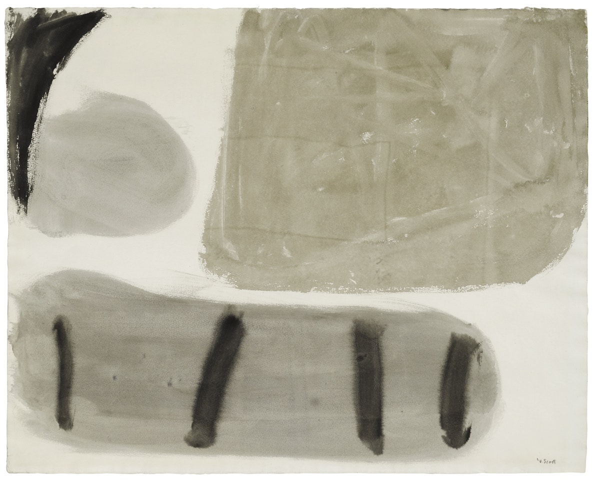 WHITE, UMBER AND GREY by William Scott
