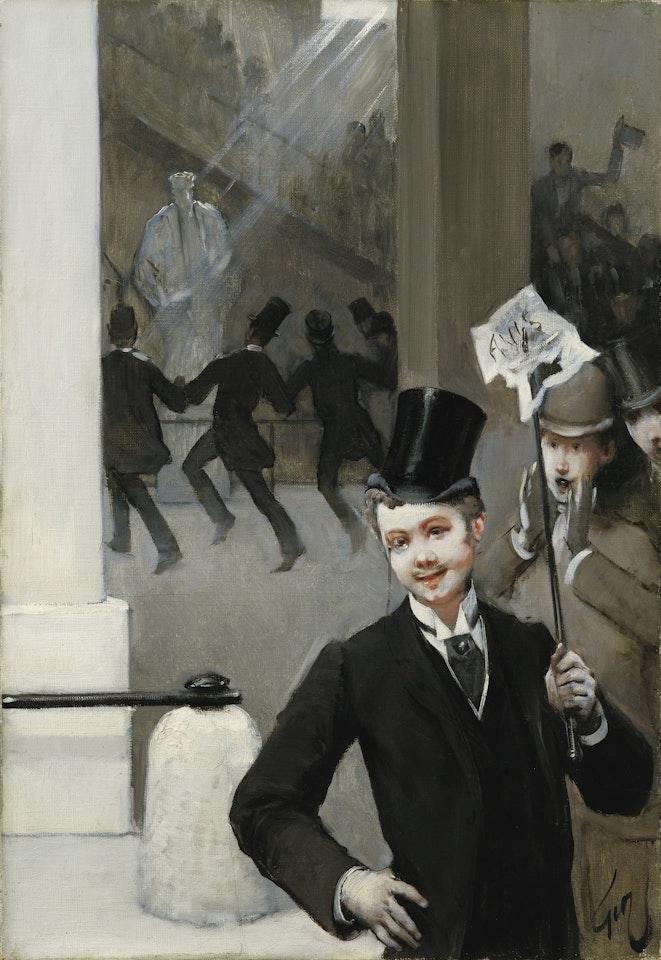 STUDENT FARANDOLE by Henry Jules Jean Geoffroy