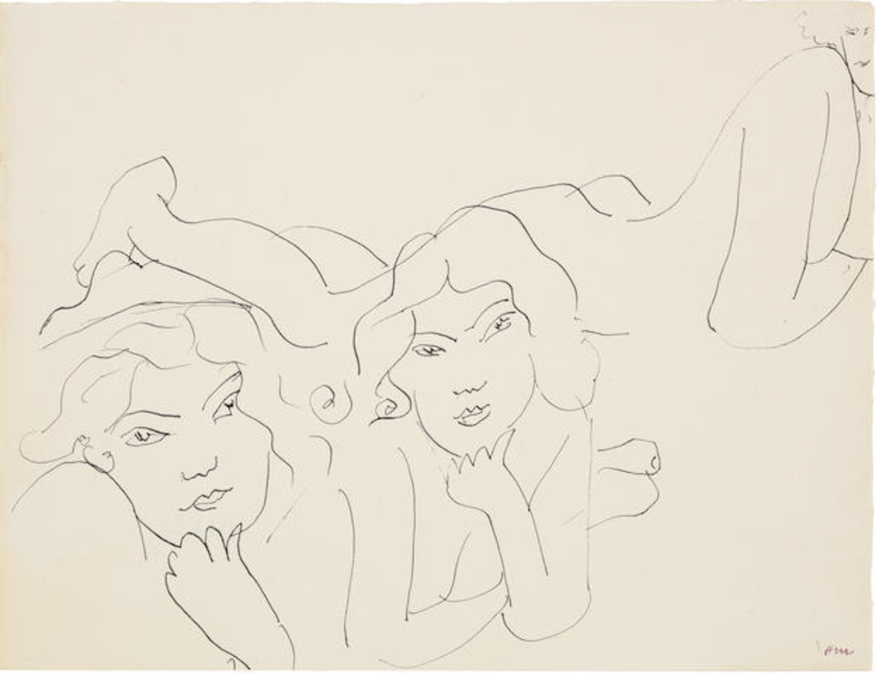 Trois femmes allongées by Henri Matisse