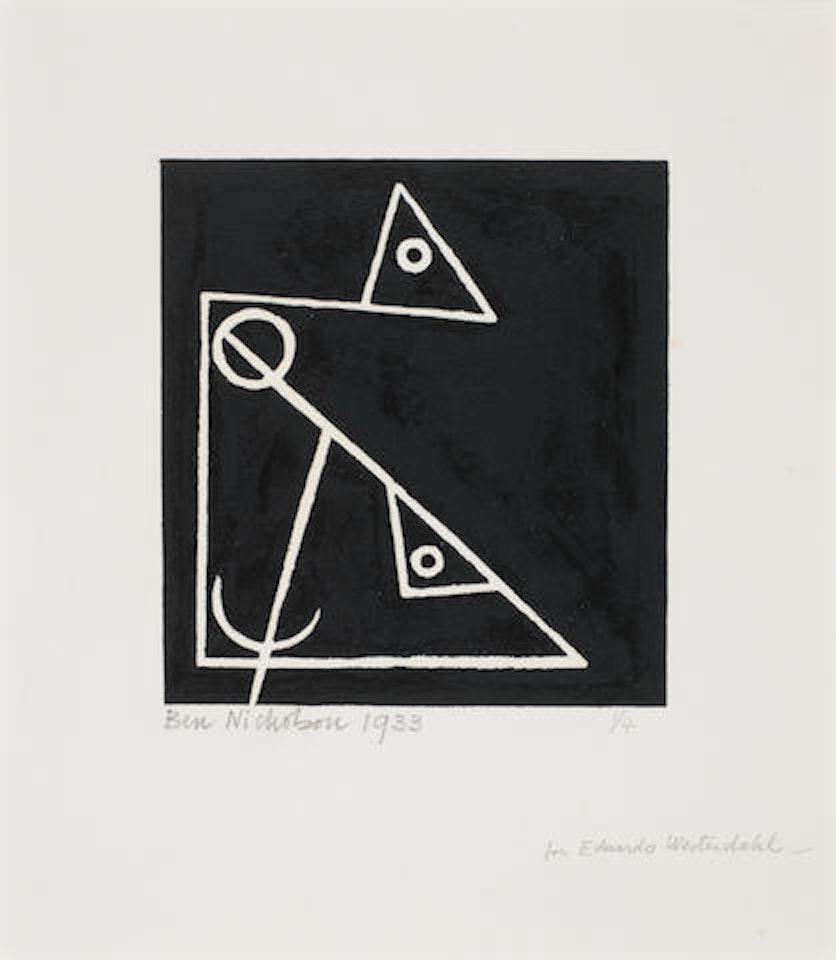 Foxy and Frankie by Ben Nicholson, O.M.