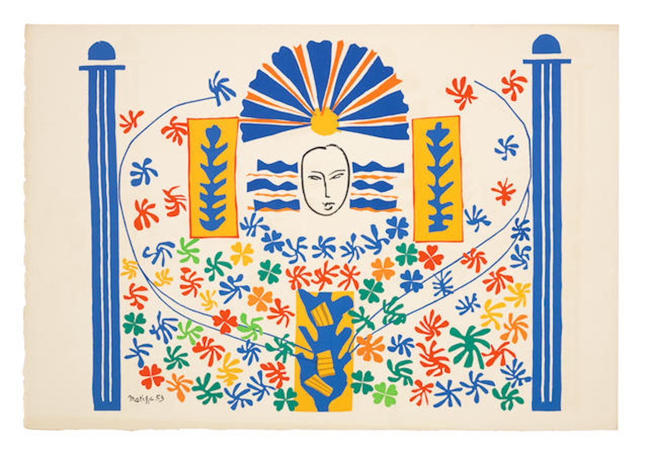 Apollon, from Verve Vol.IX, Nos.35-36 by Henri Matisse