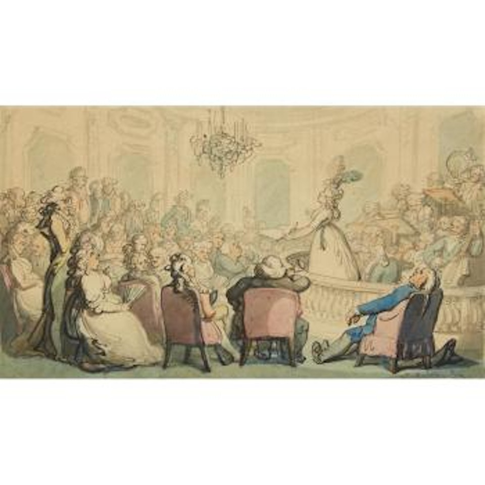 At the Opera by Thomas Rowlandson