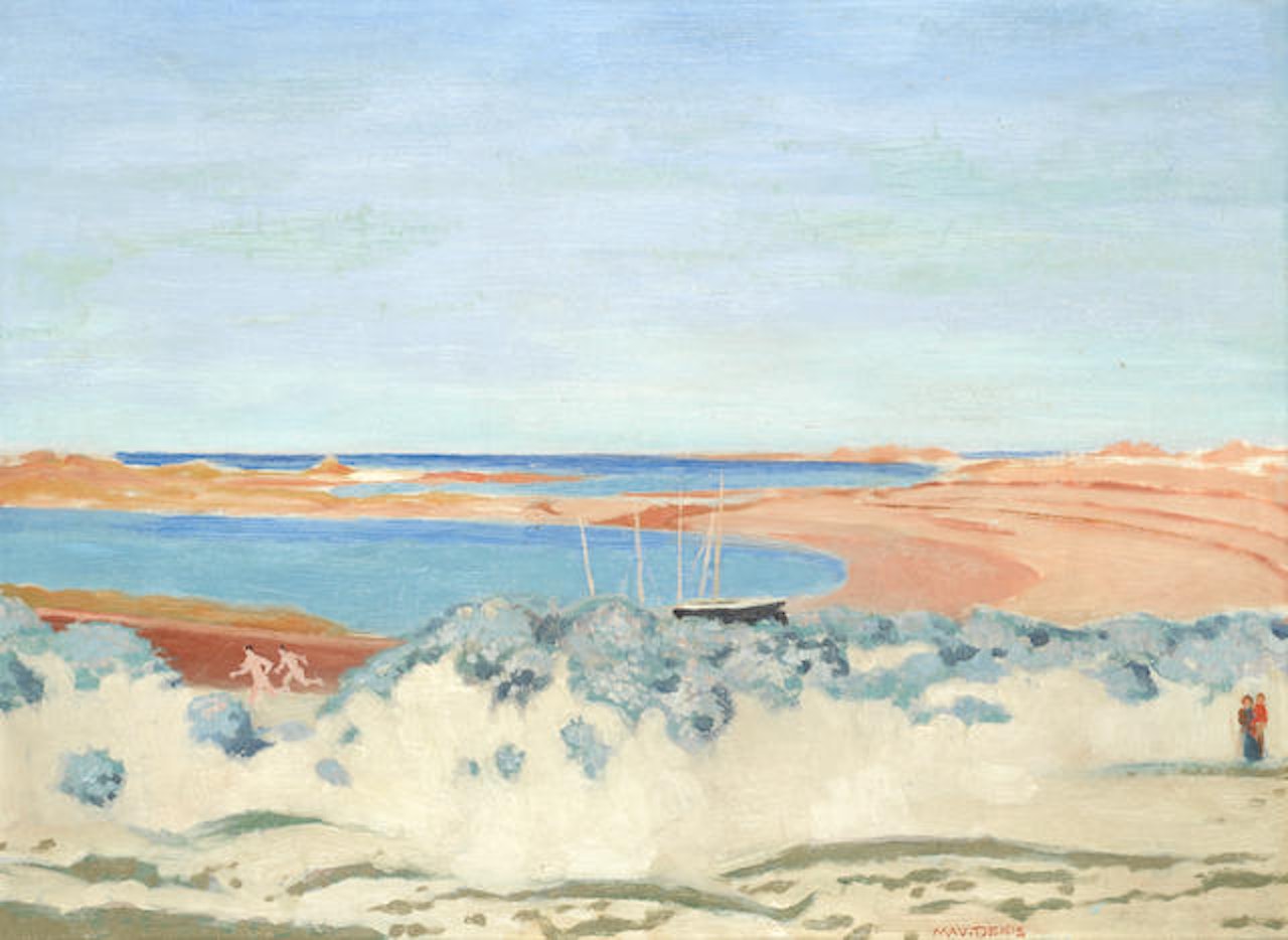 Plage aux choux de mer by Maurice Denis