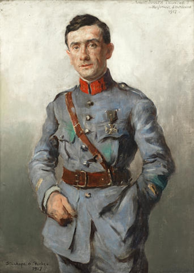 Portrait of Lieutenant Joseph Tronche by Stanhope Alexander Forbes