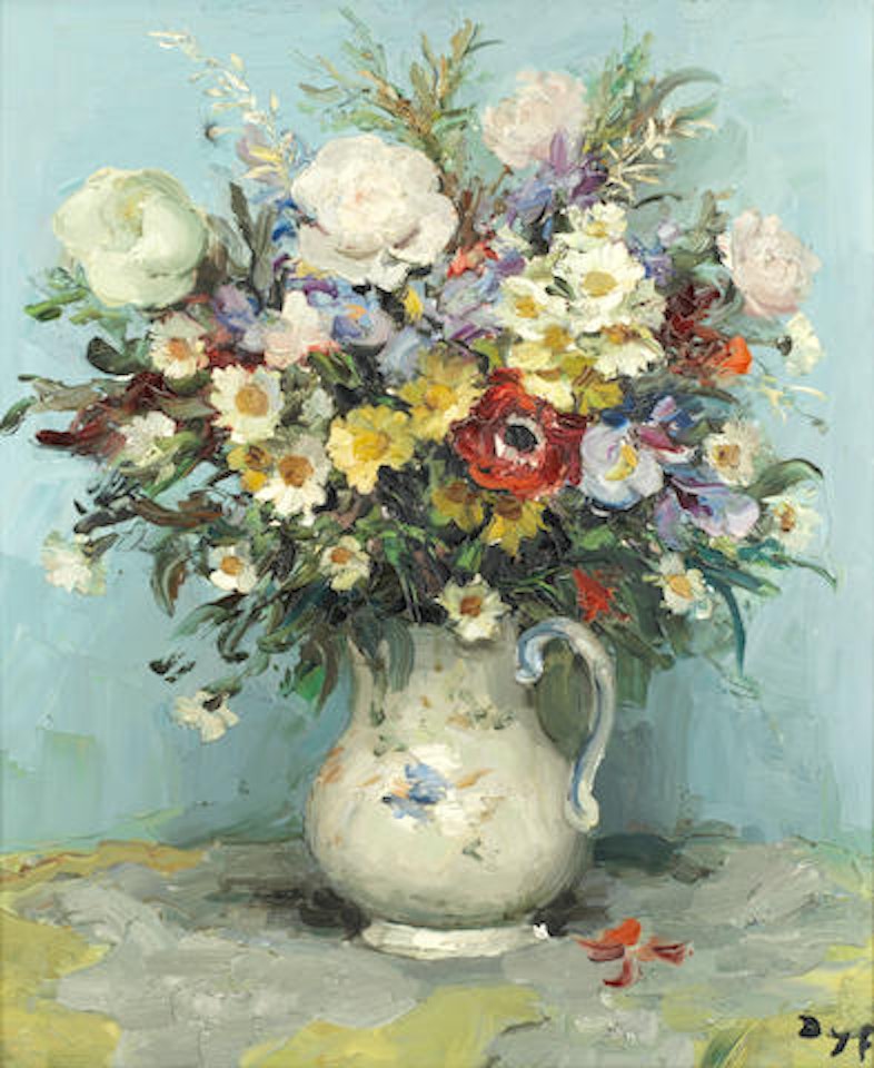 Roses et anthémis by Marcel Dyf