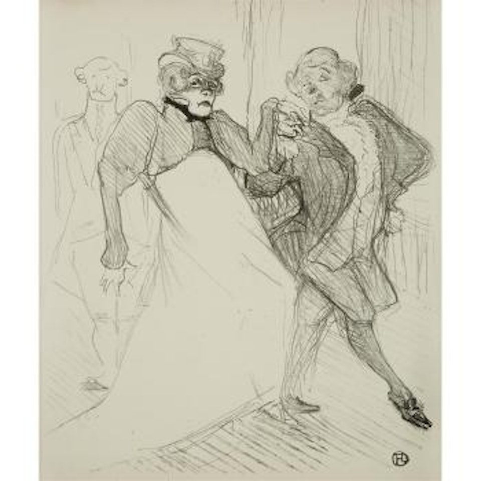 Rejane Et Galipaux, Dans Madame Sans-gene by Henri de Toulouse-Lautrec