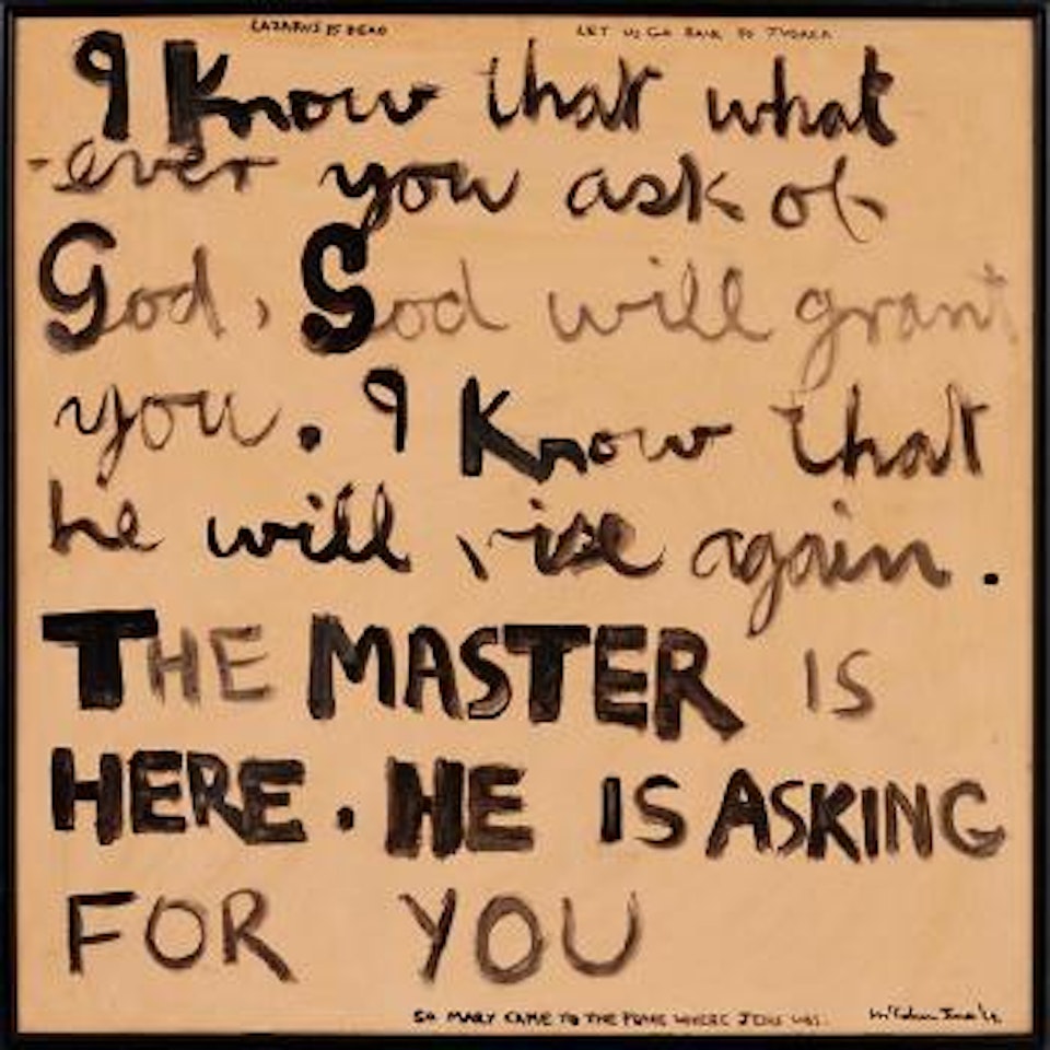 I know that whatever you ask of God by Colin Mccahon