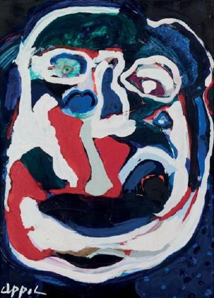 Grande tête by Karel Appel
