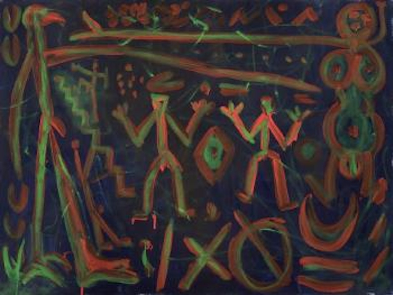 The Night by A.R. Penck