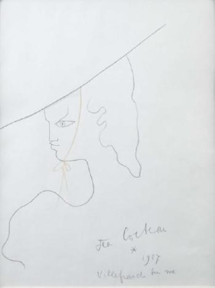 Profil de femme by Jean Cocteau