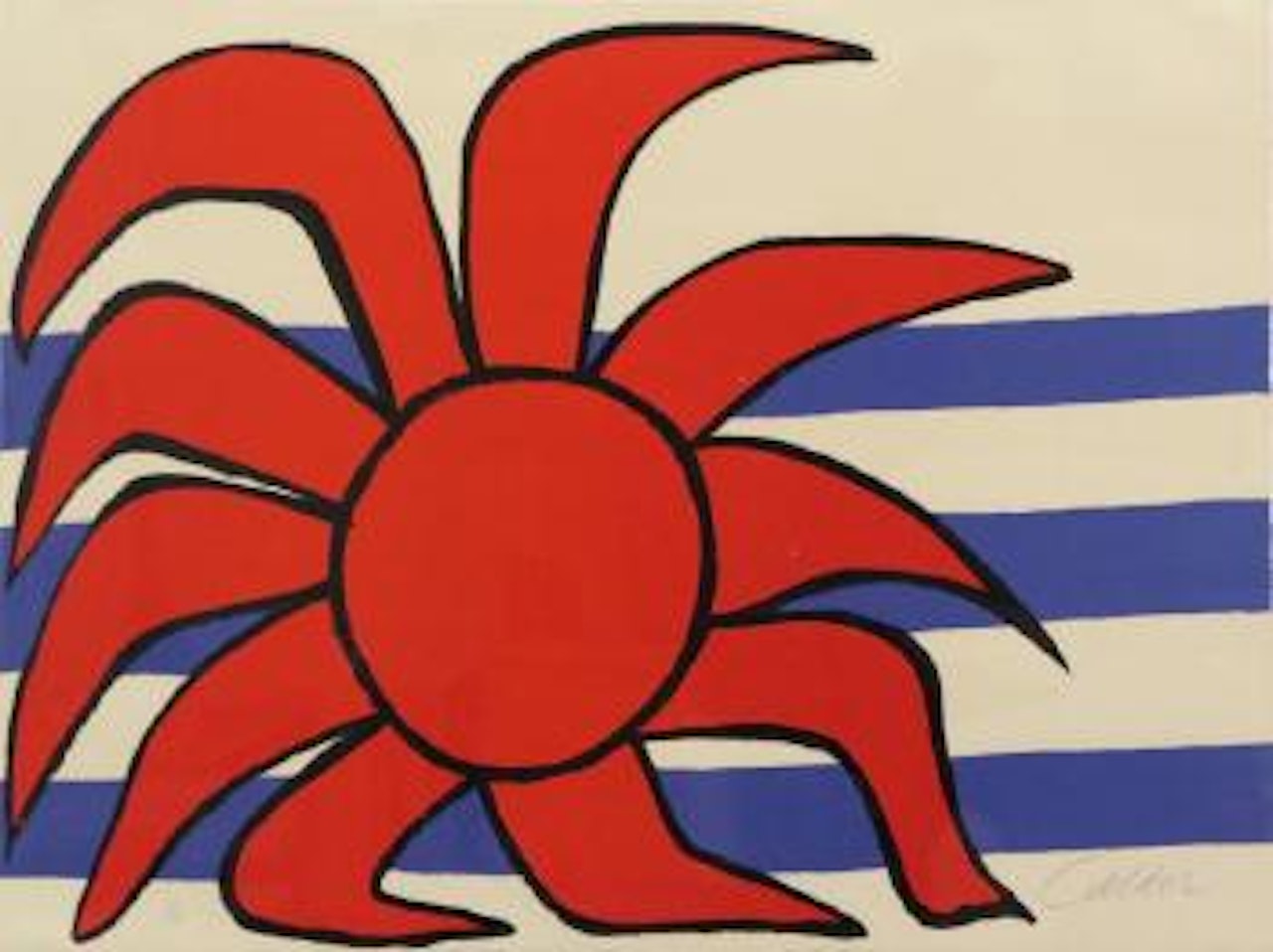 Sun and sea by Alexander Calder