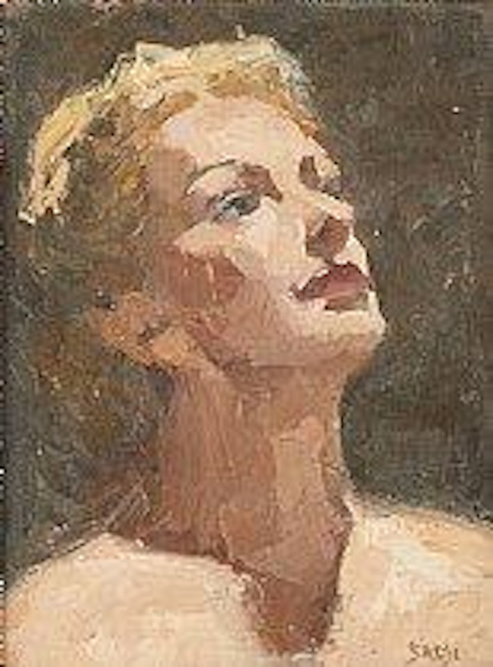 Portrait de jeune femme by Sha Qi