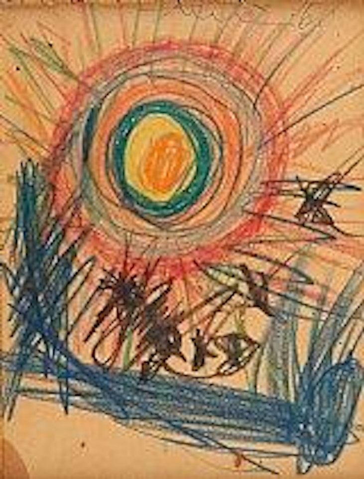 Composition by Walasse Ting