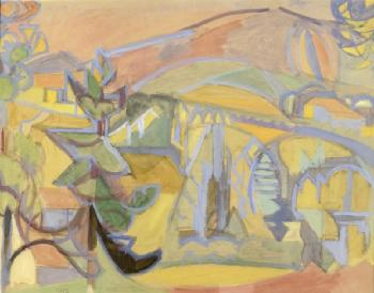 Paysage méridional au pont by André Lhote