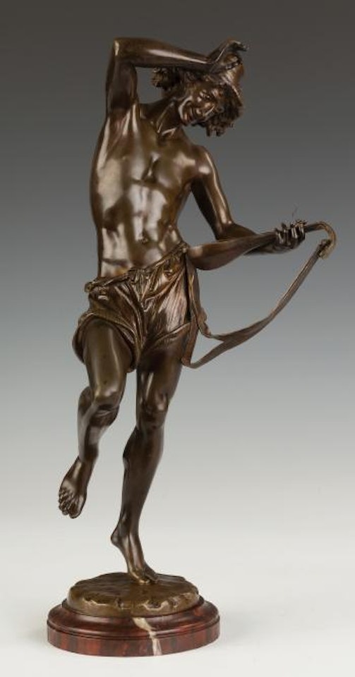 Mandolin player by Albert-Ernest Carrier-Belleuse