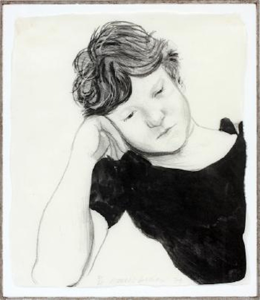 Byron On Hand by David Hockney