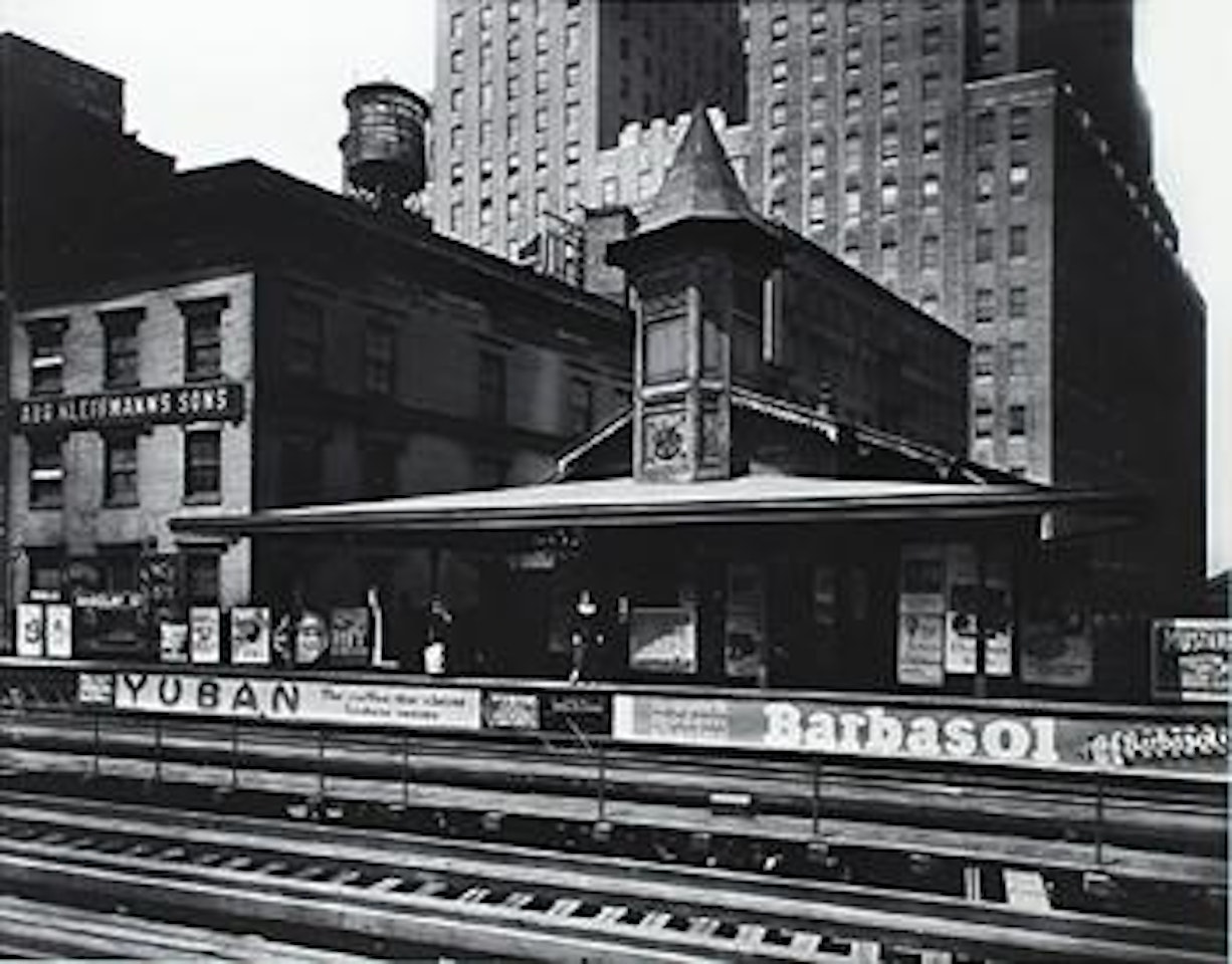 Barclay street station by Berenice Abbott