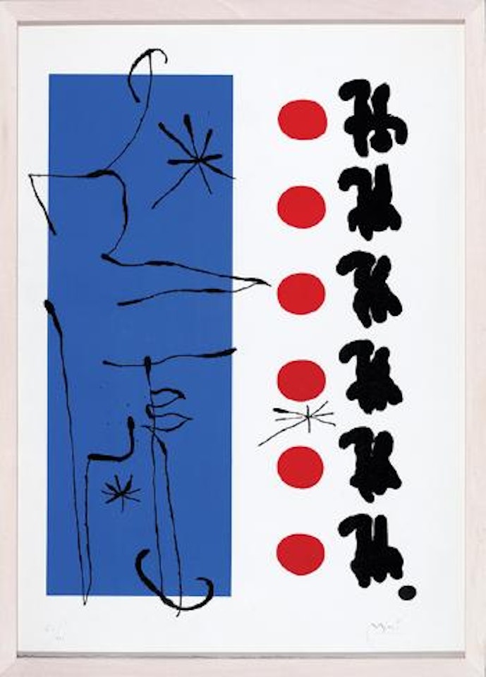Rouge et Bleu (M. 269) by Joan Miró