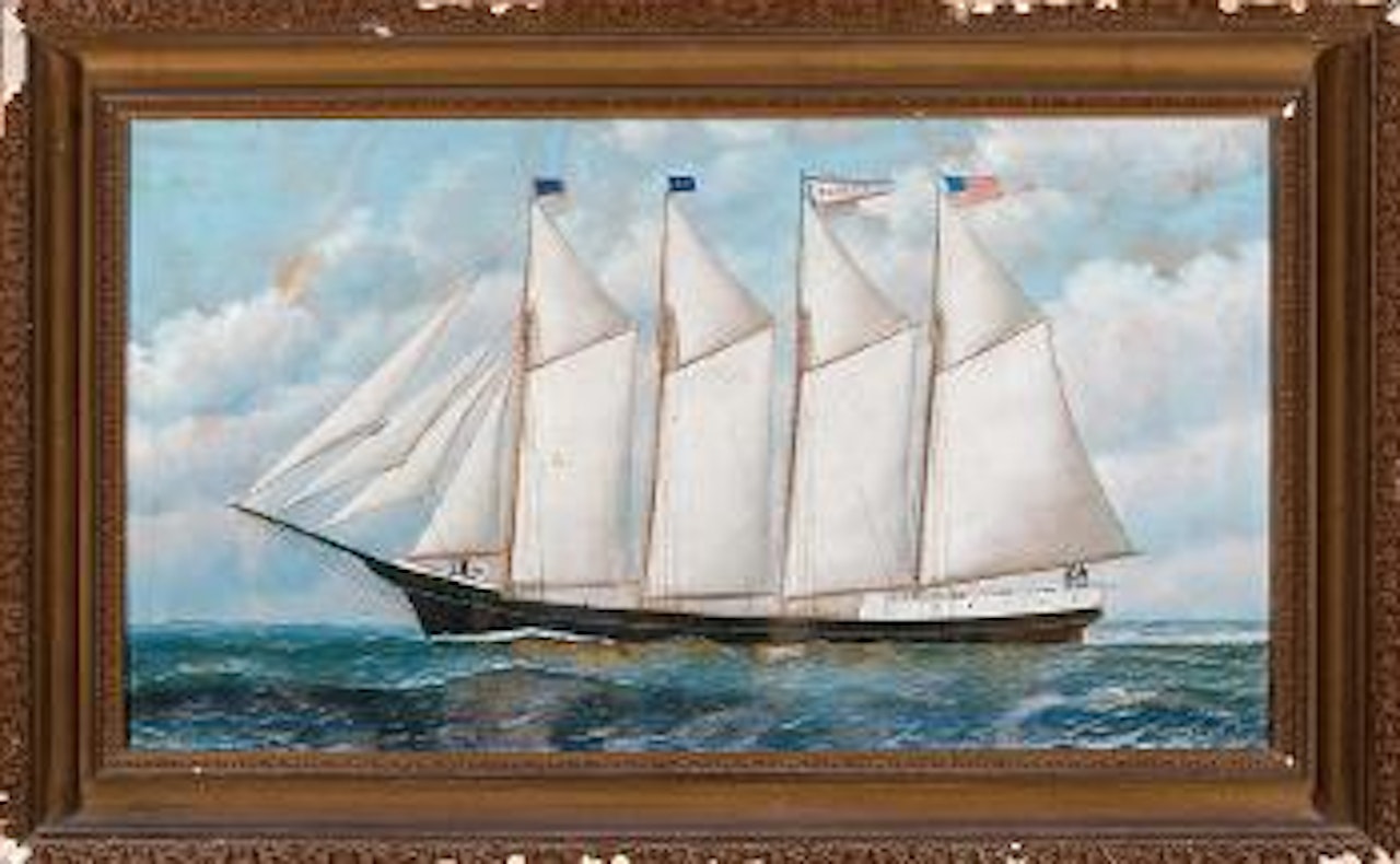 Schooner Blakely by Antonio Jacobsen