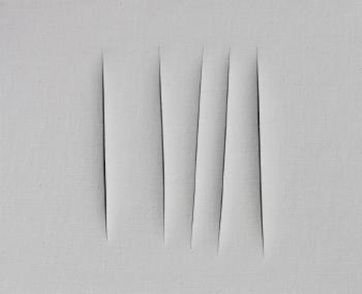 Concetto spaziale, Attese by Lucio Fontana
