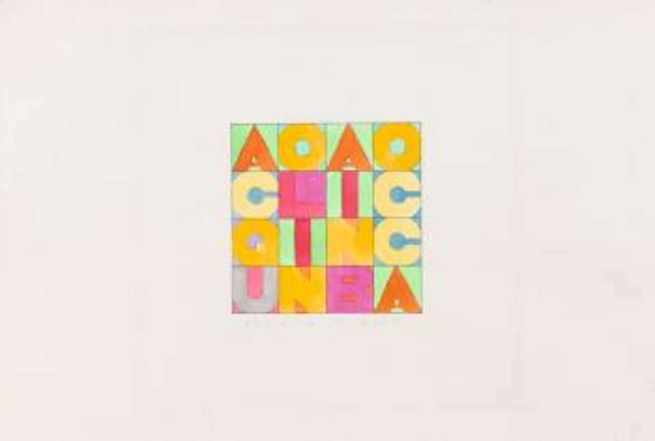 Acquolina in bocca by Alighiero Boetti