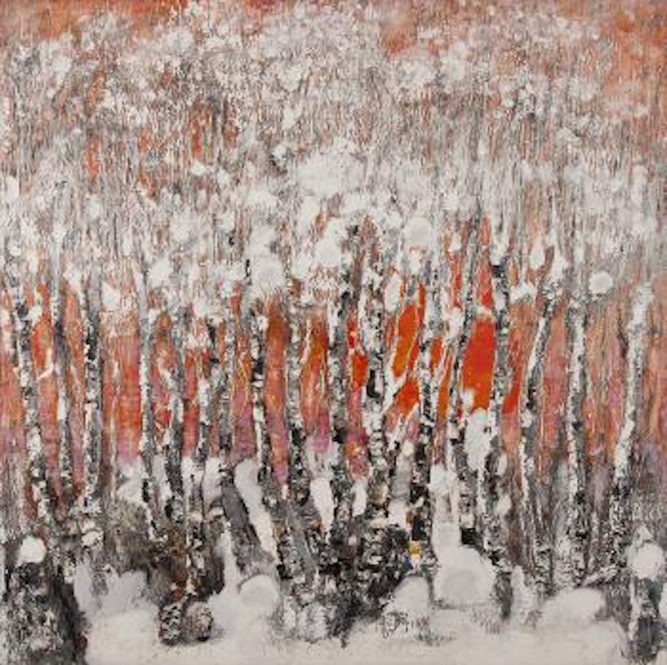 Birch forest by Reidar Särestöniemi