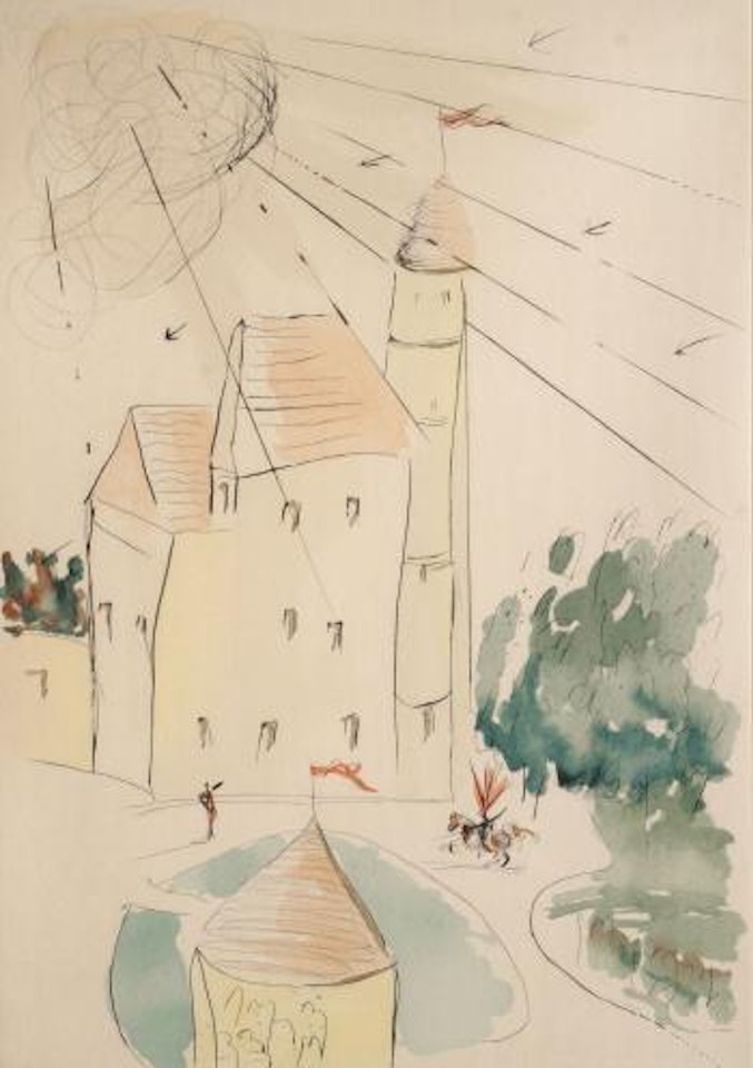 Le Château de Vascœuil by Salvador Dali