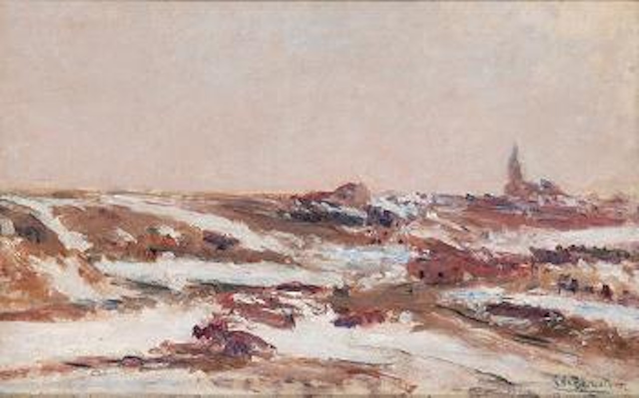 Paisaje nevado de Ávila by Aureliano de Beruete