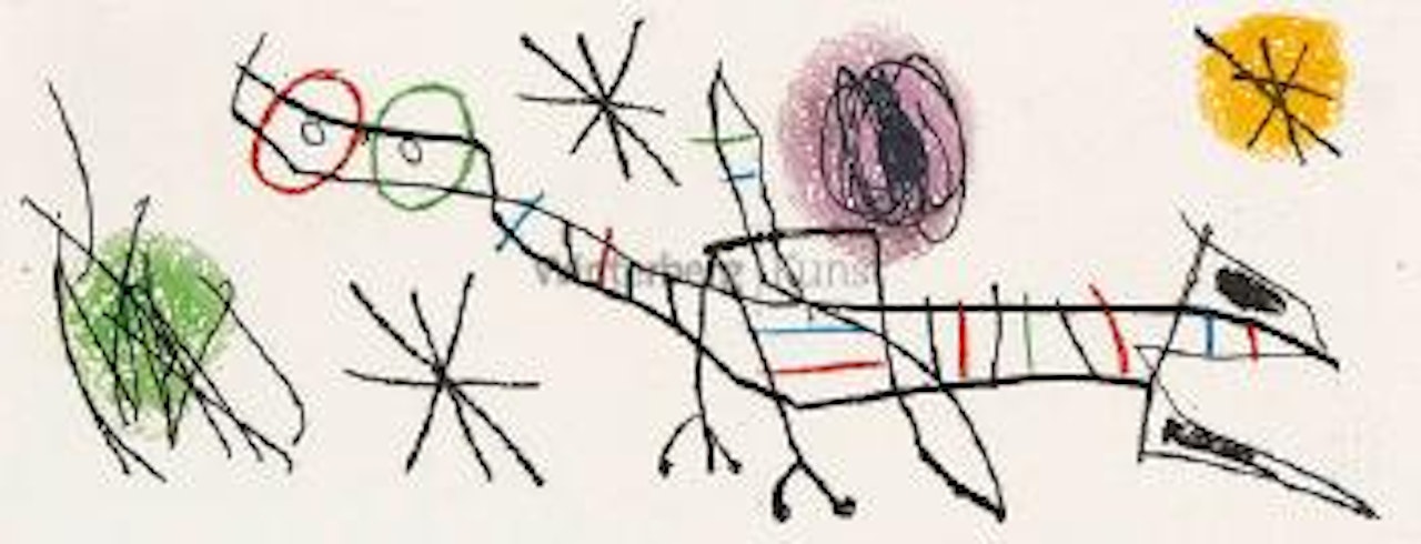 Composition II by Joan Miró