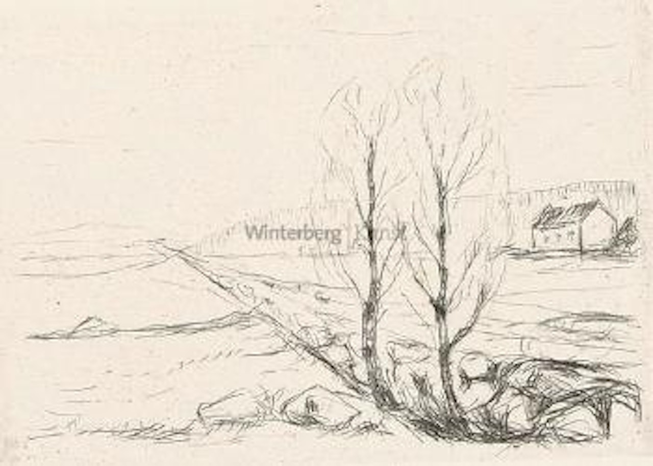 Norwegische Landschaft by Edvard Munch