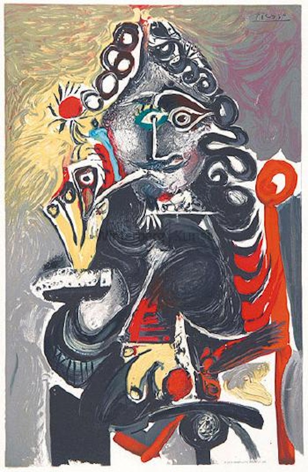 Mousquetaire à La Pipe by Pablo Picasso