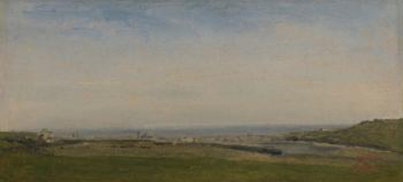 Dieppe - Vue Panoramique prise aux Environs by Jean Baptiste Camille Corot