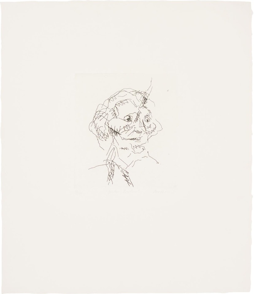 Gerda Boehm, from Six Etchings of Heads by Frank Auerbach