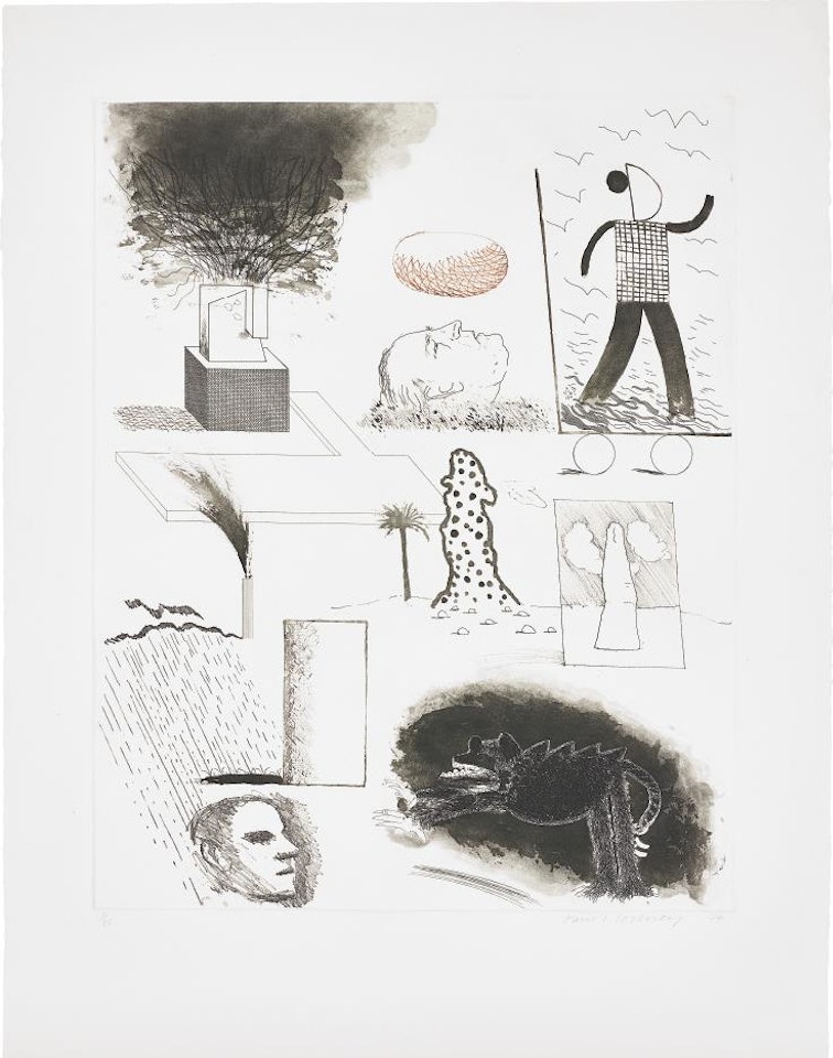 Showing Maurice the Sugar Lift by David Hockney