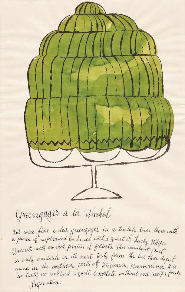 Greengages a la Warhol, from Wild Raspberries by Andy Warhol