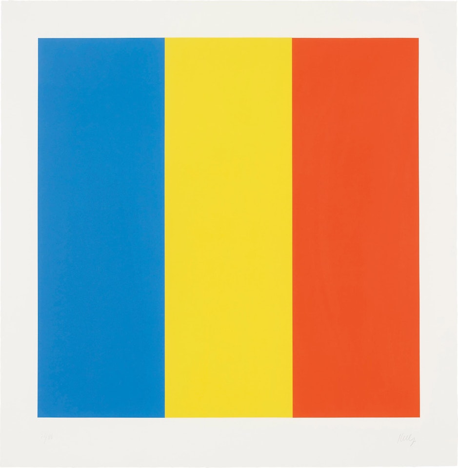 Blue/Yellow/Red by Ellsworth Kelly