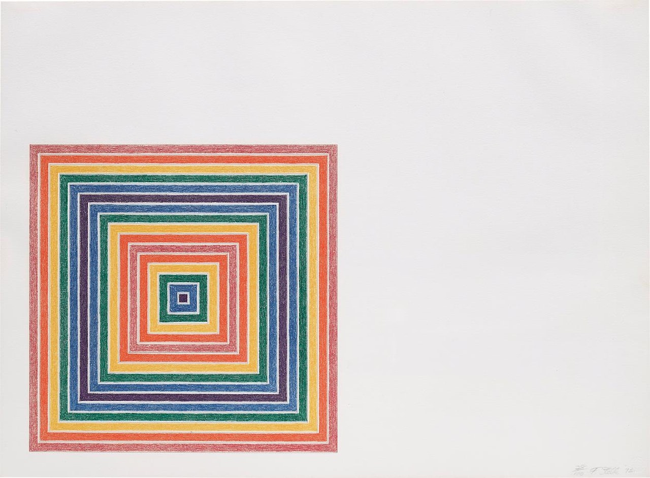 Cipango, from Multicoloured Squares I Series by Frank Stella