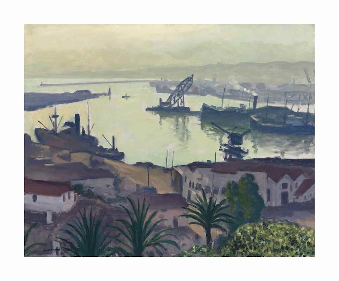 L'arrière-port de l'Agha by Albert Marquet