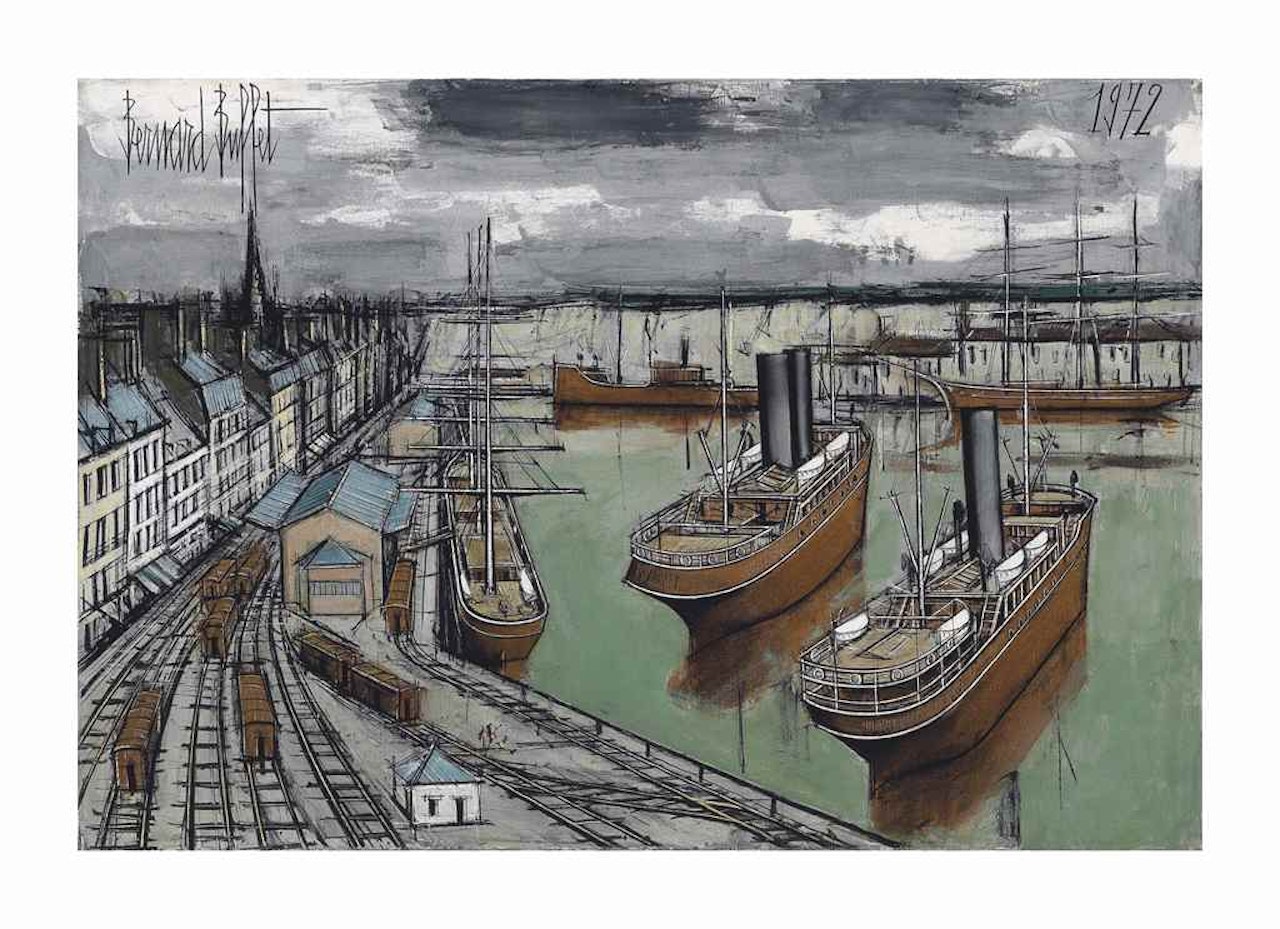 Dieppe, le bateau-école by Bernard Buffet