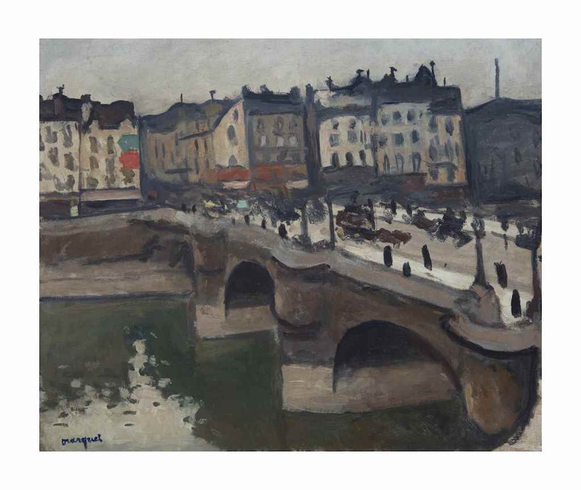 Le Pont-Neuf, temps gris, Paris by Albert Marquet
