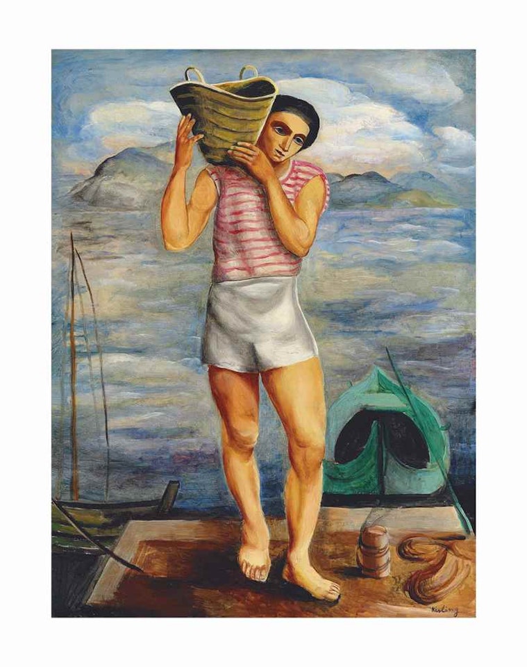 Le pêcheur by Moïse Kisling