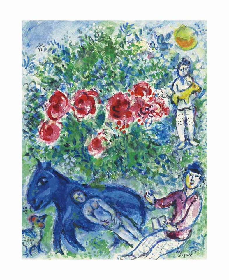 Ane bleu by Marc Chagall